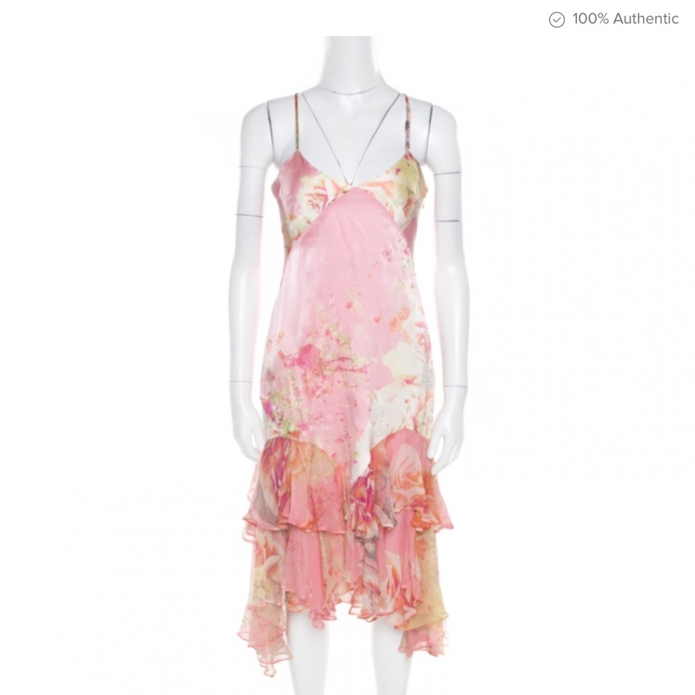 Vintage Roberto Cavalli Floral Dress - Picture 3 of 6